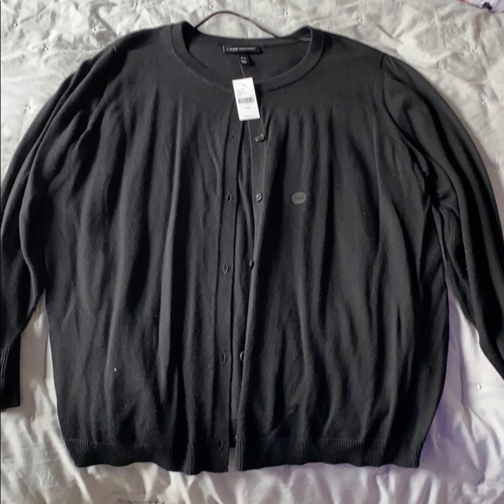 Black cardigan